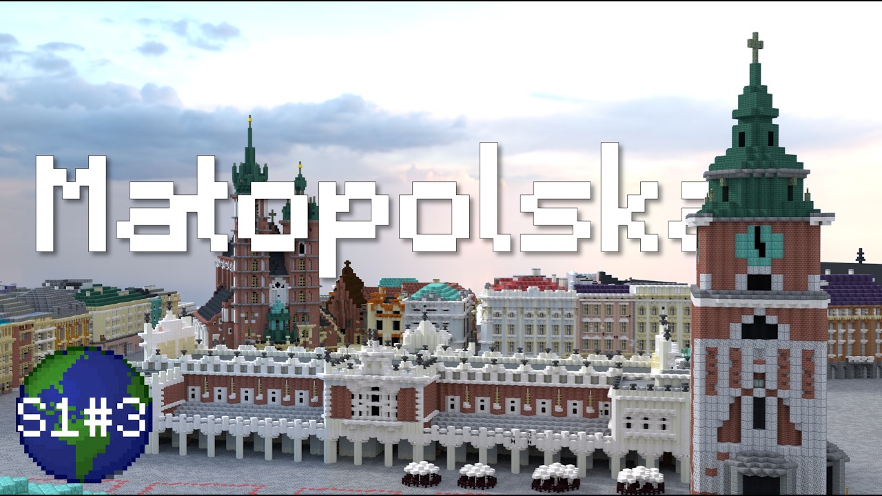 Chrzanów (aktualizacja) - nowe budynki w Minecraft - Build The Earth Poland