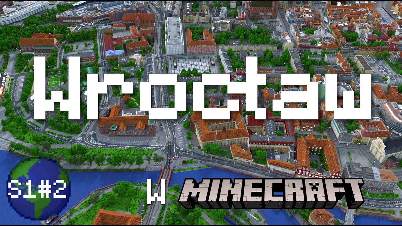 Dzierżoniów odtworzono w Minecraft w skali 1:1 - Build The Earth Poland