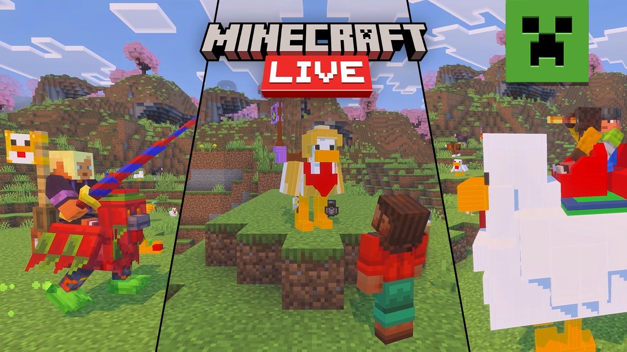 Lego Minecraft Chicken Mounts - nowy dodatek zapowiedziany na Minecraft Live