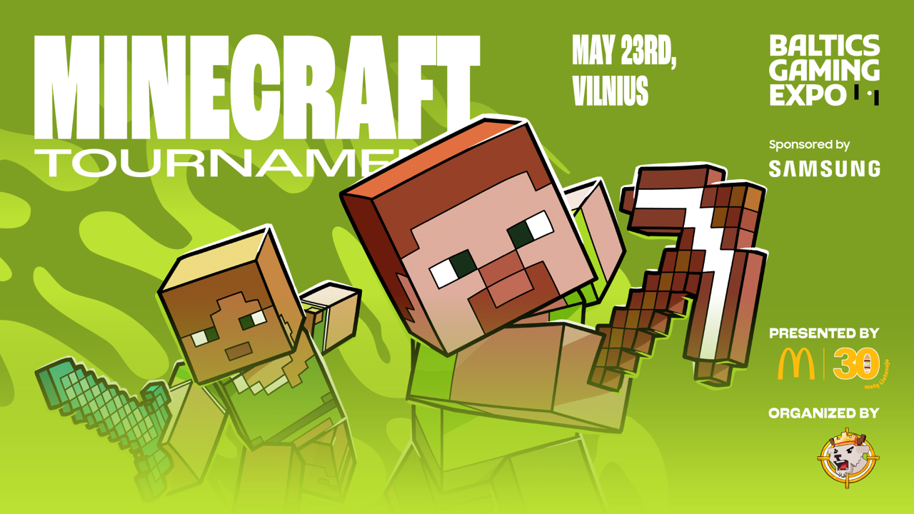 Minecraft Tournament — Baltics Gaming Expo 2026, Wilno, 23 maja
