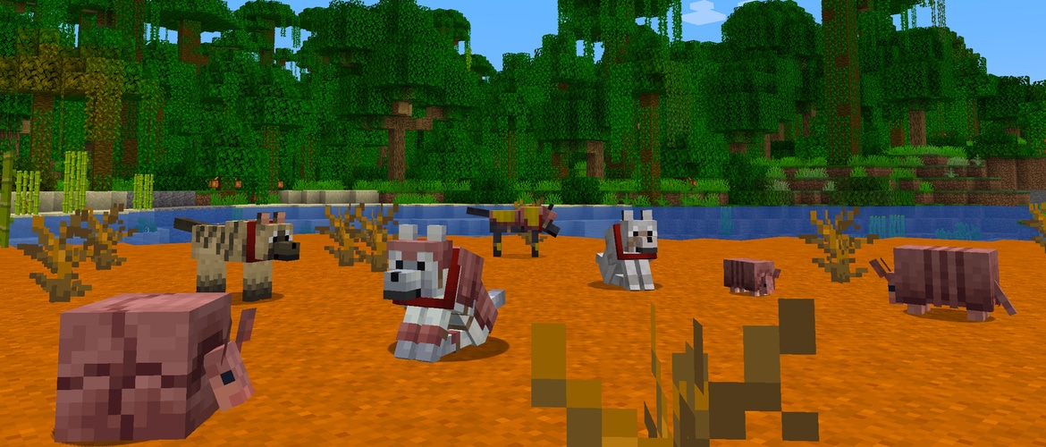 Minecraft 1.20.5 „Armored Paws" - pancerniki, zbroje dla wilków i 9 nowych wariantów