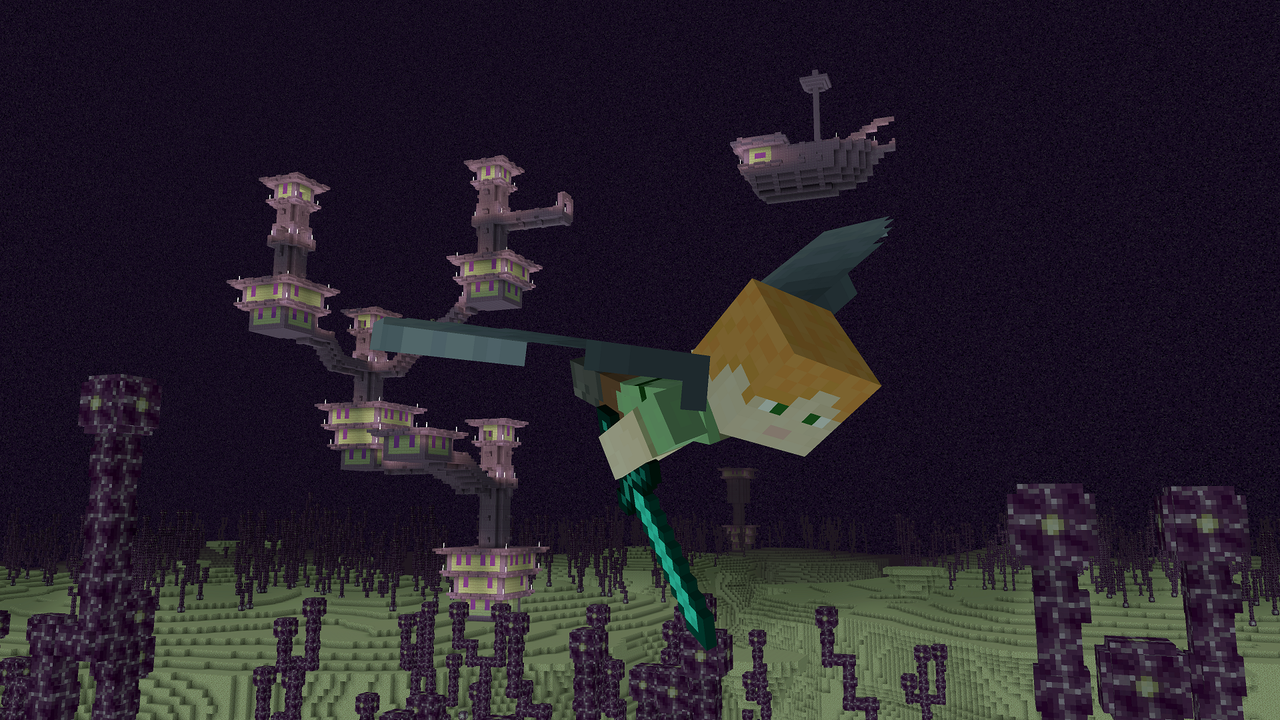 Minecraft Pocket Edition 1.0 "Ender Update" - End, Smok i koniec ery Alfy